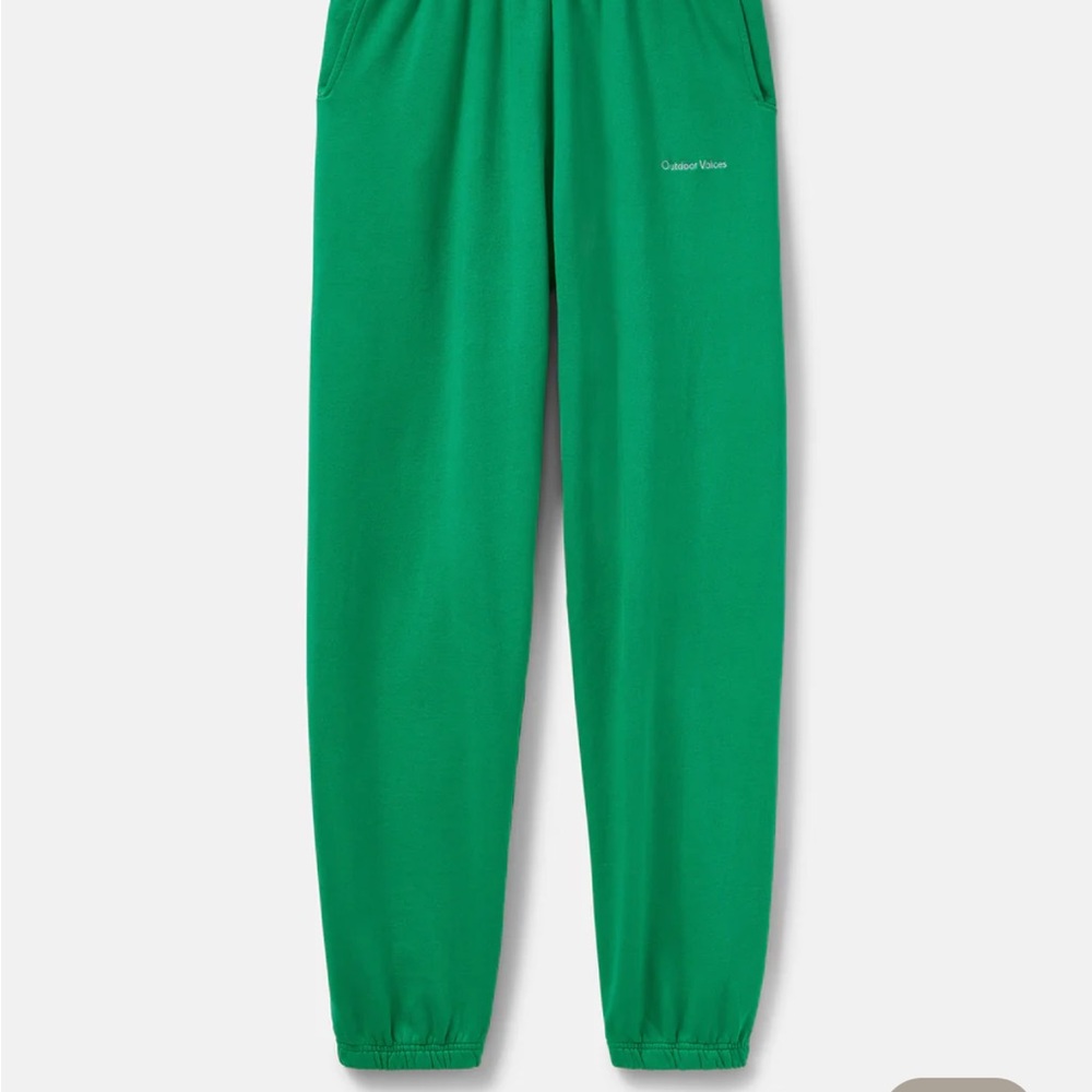 Outdoor Voices Green Sweat Pants